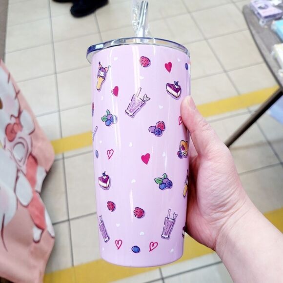 Brand New Sanrio Kuromi Thermal Cup 600ml - Picture 3 of 8